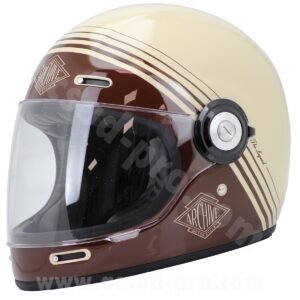 Casque intégral Archive Vintage The Legend Fibre Brown ECE