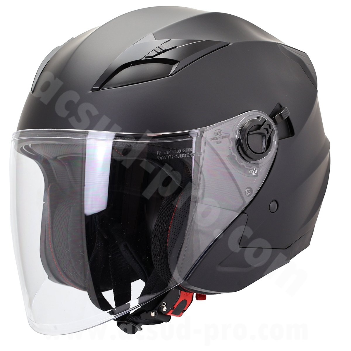Casque jet NOEND SC-32 noir mat double ecran S
