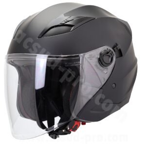 Casque jet NOEND SC-32 noir mat double ecran L