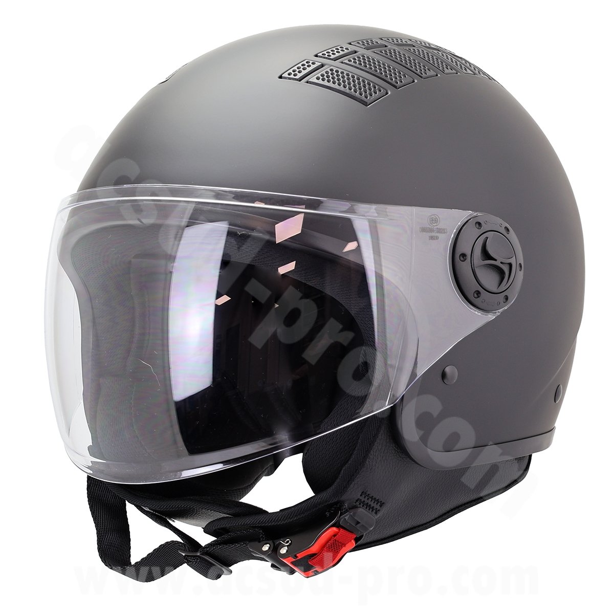 Casque jet NOEND SC-31 noir mat double ecran XS